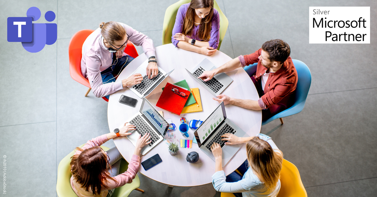 Bildtitel: Webinar: Microsoft Teams – zentraler Ort für Teamarbeit in Office 365