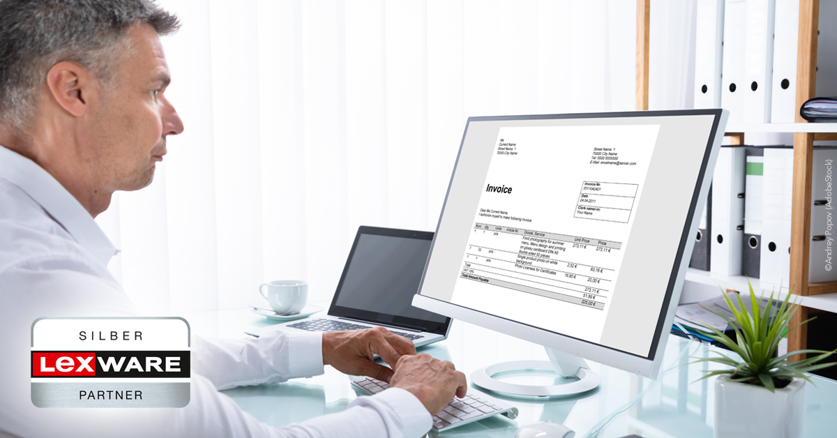 Bildtitel: Unternehmenssoftware von Lexware – die optimale Komplettlösung für Ihre Büroarbeit