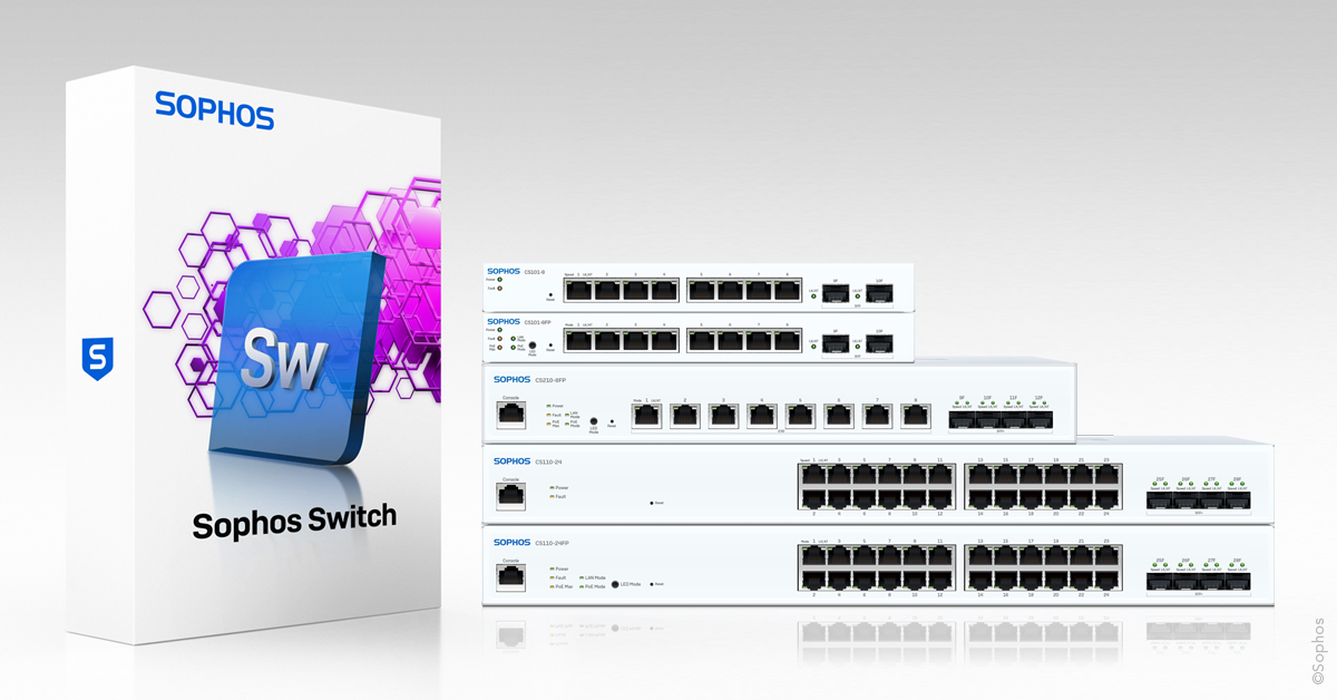 Bildtitel: Die neue Sophos Switch-Serie ist jetzt verfügbar