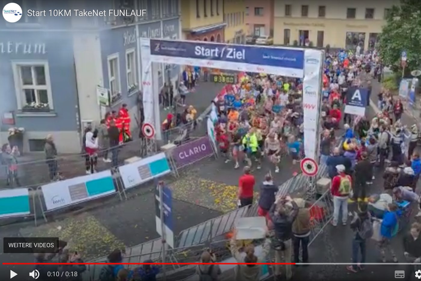 TAKENET 10 km Funlauf - Startschuss