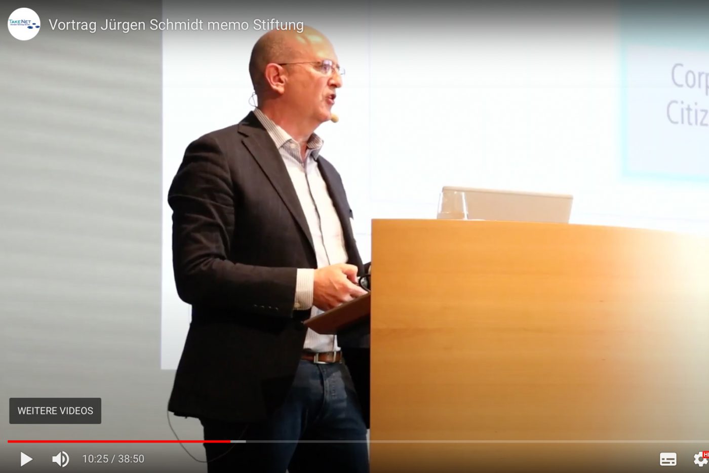 Vortrag: Jürgen Schmidt, memo Stiftung