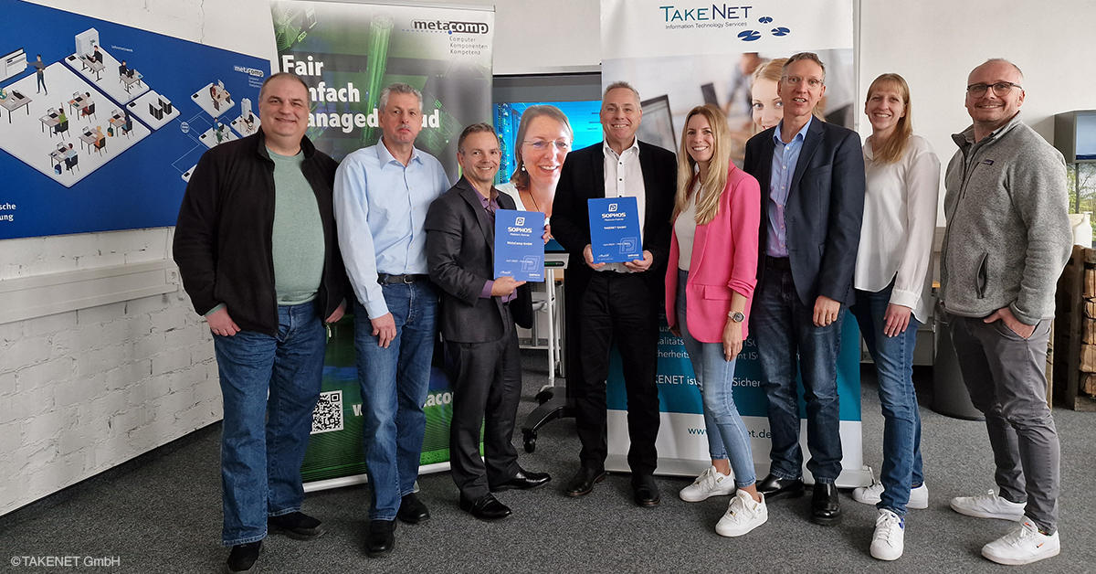 Bildtitel: TAKENET ist Platinum-Partner von Sophos!