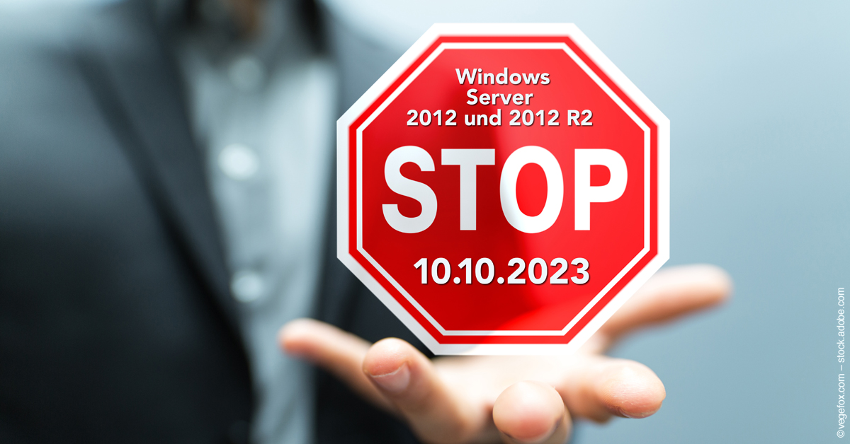 Bildtitel: Support-Ende für Windows Server 2012 und Windows Server 2012 R2